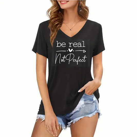 Be real Not perfect Women's/Young Adult t-shirt